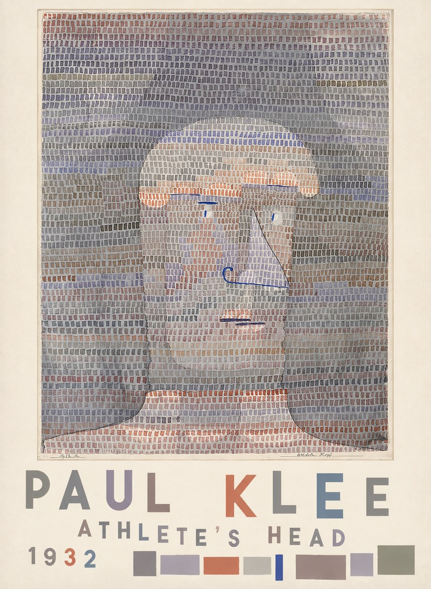Paul Klee Athlete's Head No5 - Poszter