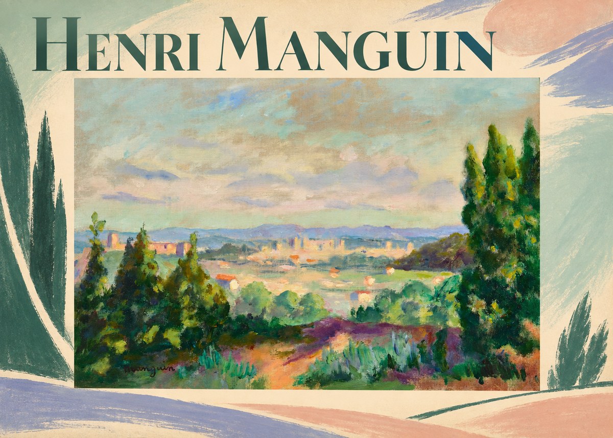 Henri Manguin Mediterranean City View No2 - Poszter