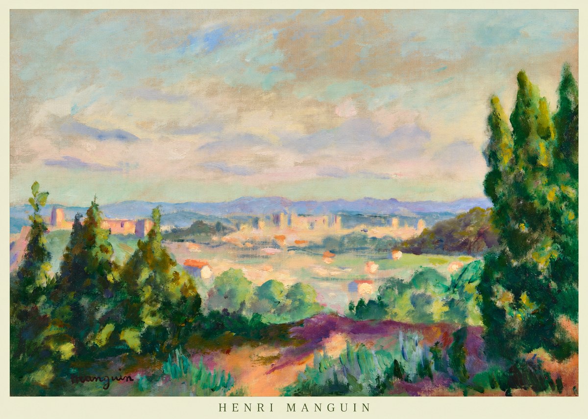 Henri Manguin Mediterranean City View No6 - Poszter