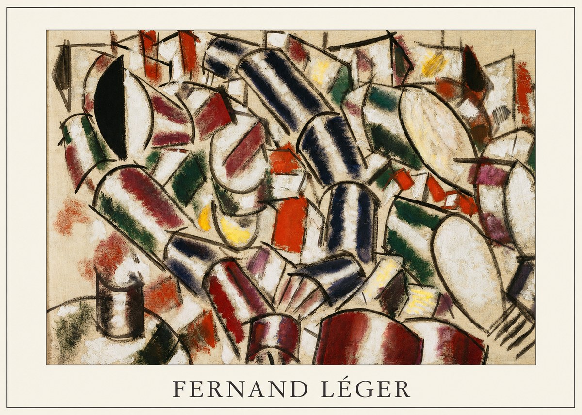 Fernand Léger Contraste De Formes No3 - Poszter