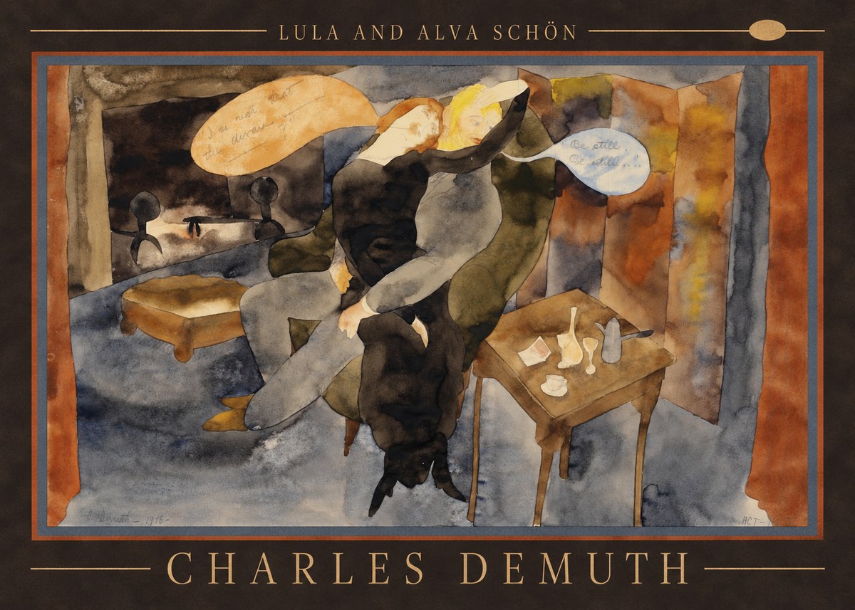 Charles Demuth Lula and Alva Schön No6 - Poszter