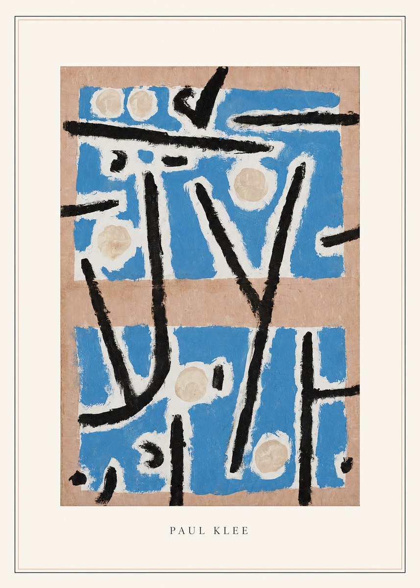 Paul Klee Abstract Geometric Composition No4 - Poszter