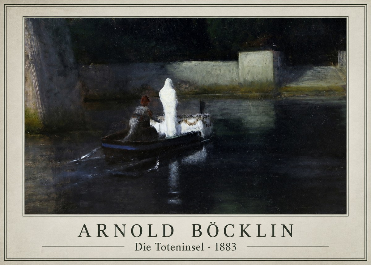 Arnold Böcklin Die Toteninsel III No1 - Poszter