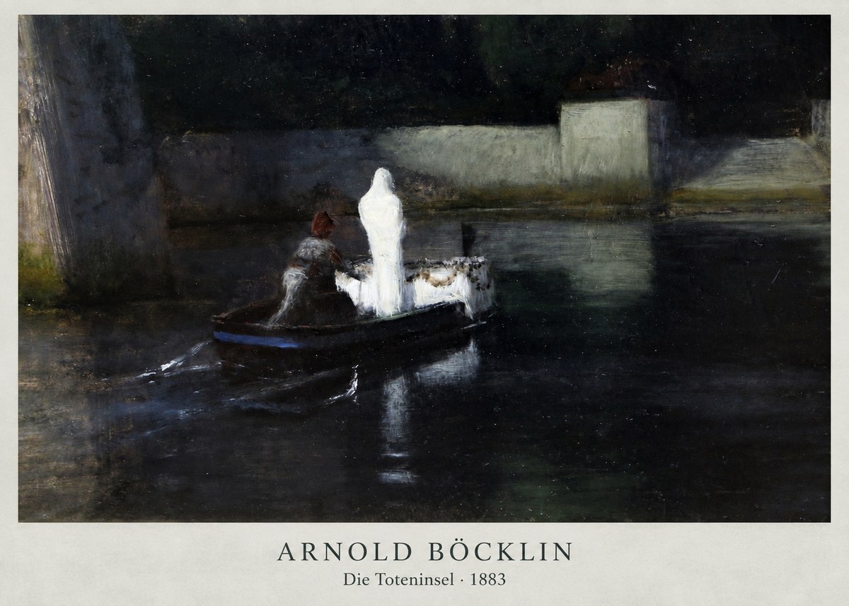Arnold Böcklin Die Toteninsel III No2 - Poszter