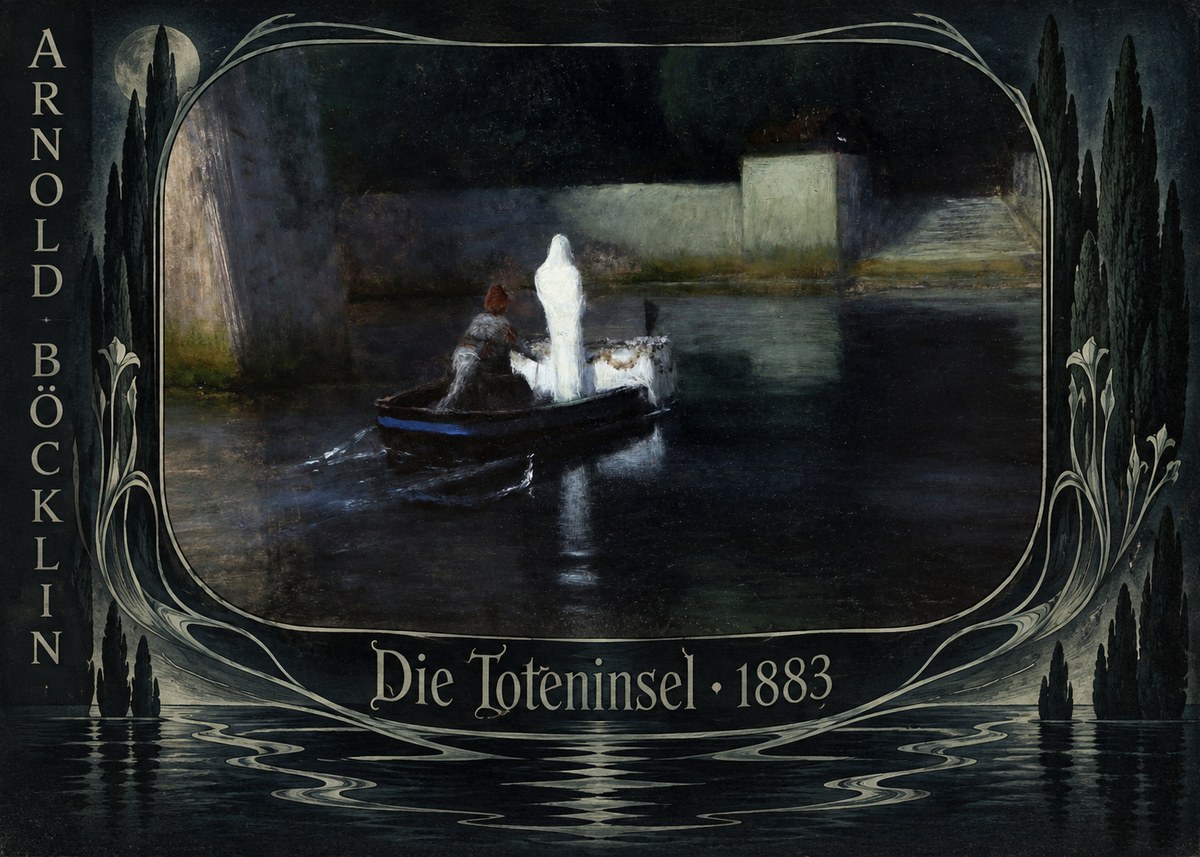 Arnold Böcklin Die Toteninsel III No6 - Poszter