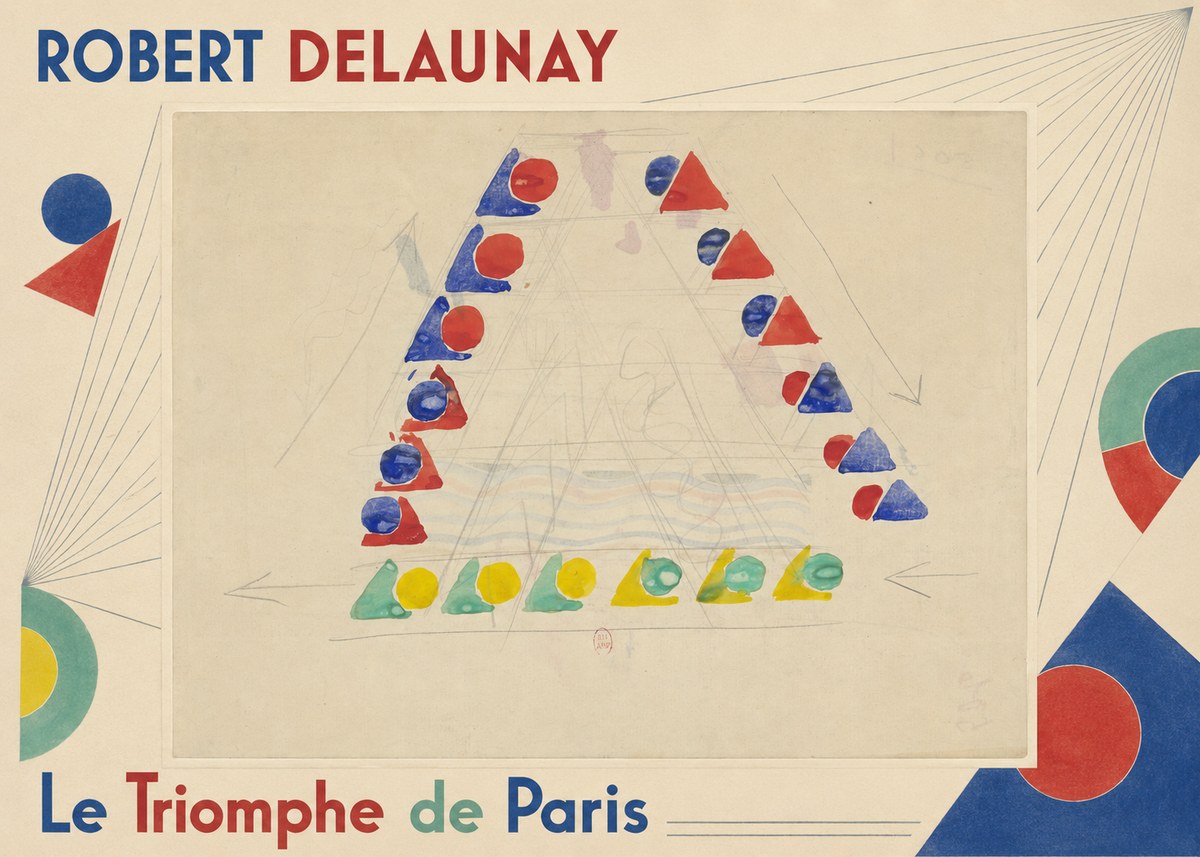 Robert Delaunay Le Triomphe De Paris II No2 - Poszter