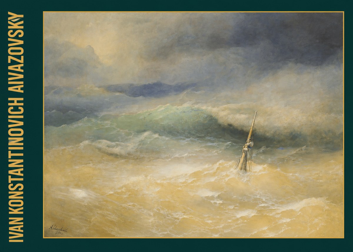 Ivan Konstantinovich Aivazovsky Shipwreck Scene No3 - Poszter