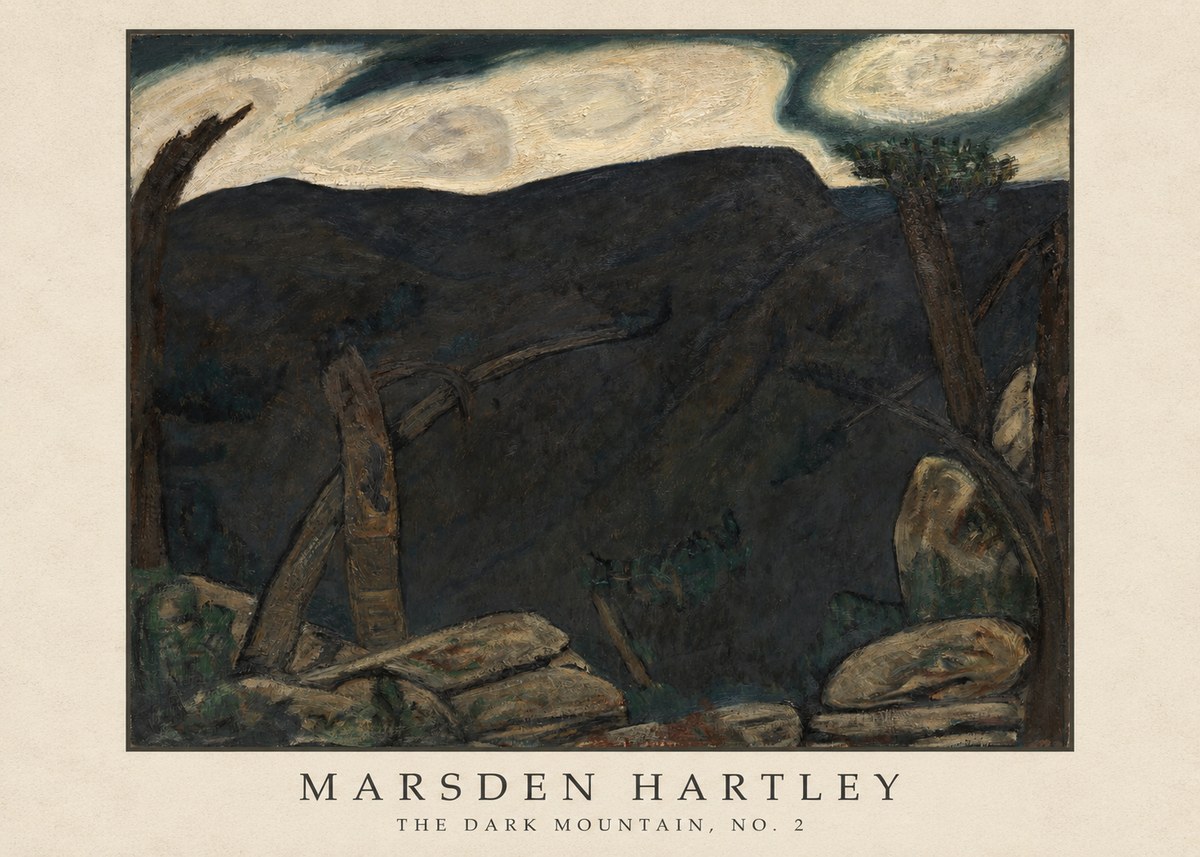 Marsden Hartley The Dark Mountain, No. 2 No4 - Poszter