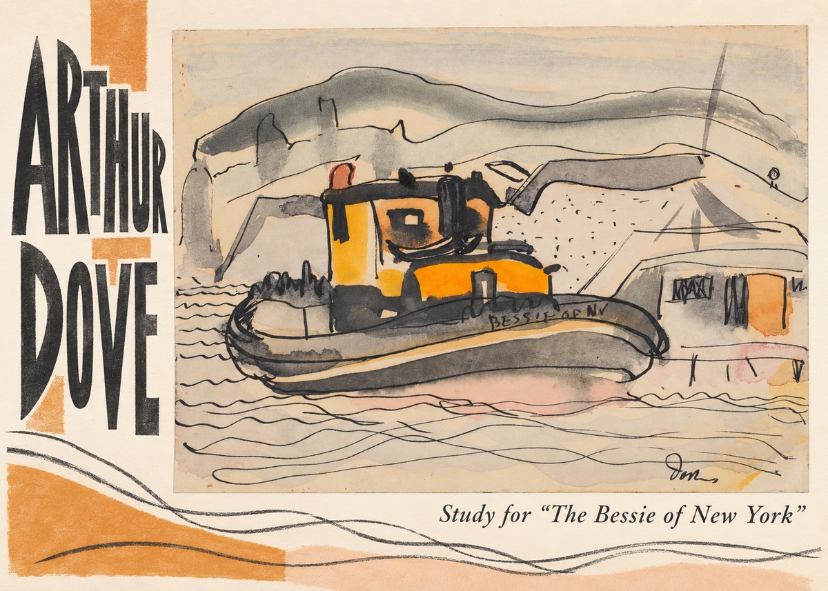 Arthur Dove Study for "the Bessie of New York" No2 - Poszter