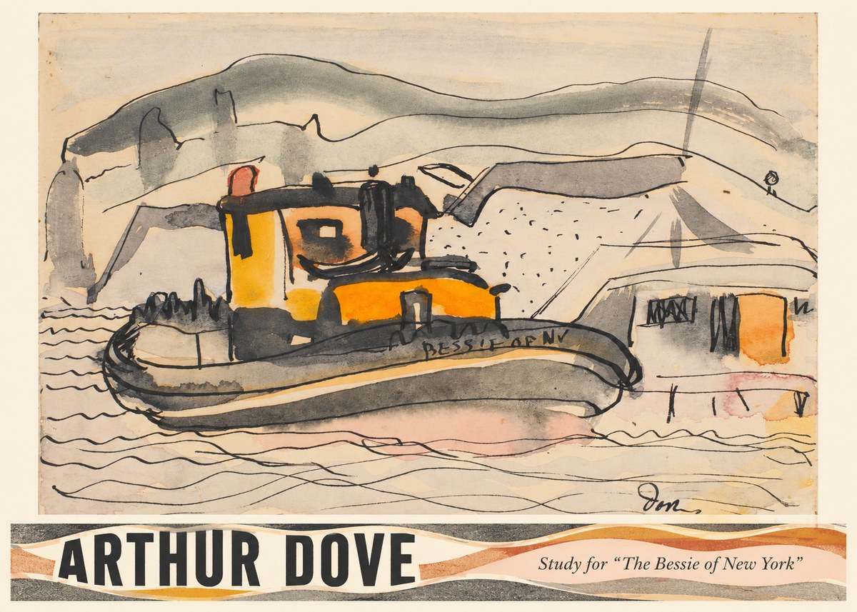 Arthur Dove Study for "the Bessie of New York" No3 - Poszter