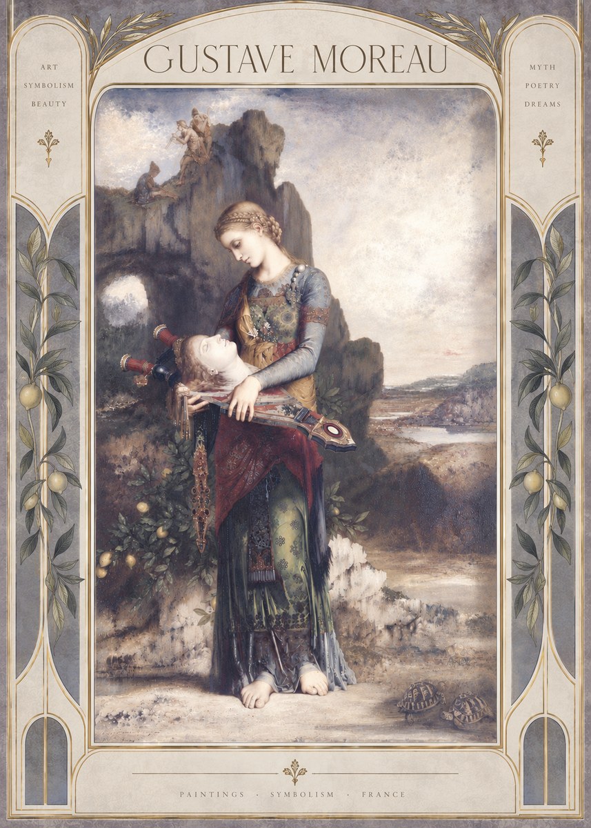 Gustave Moreau Salome with the Head of John the Baptist No6 - Poszter