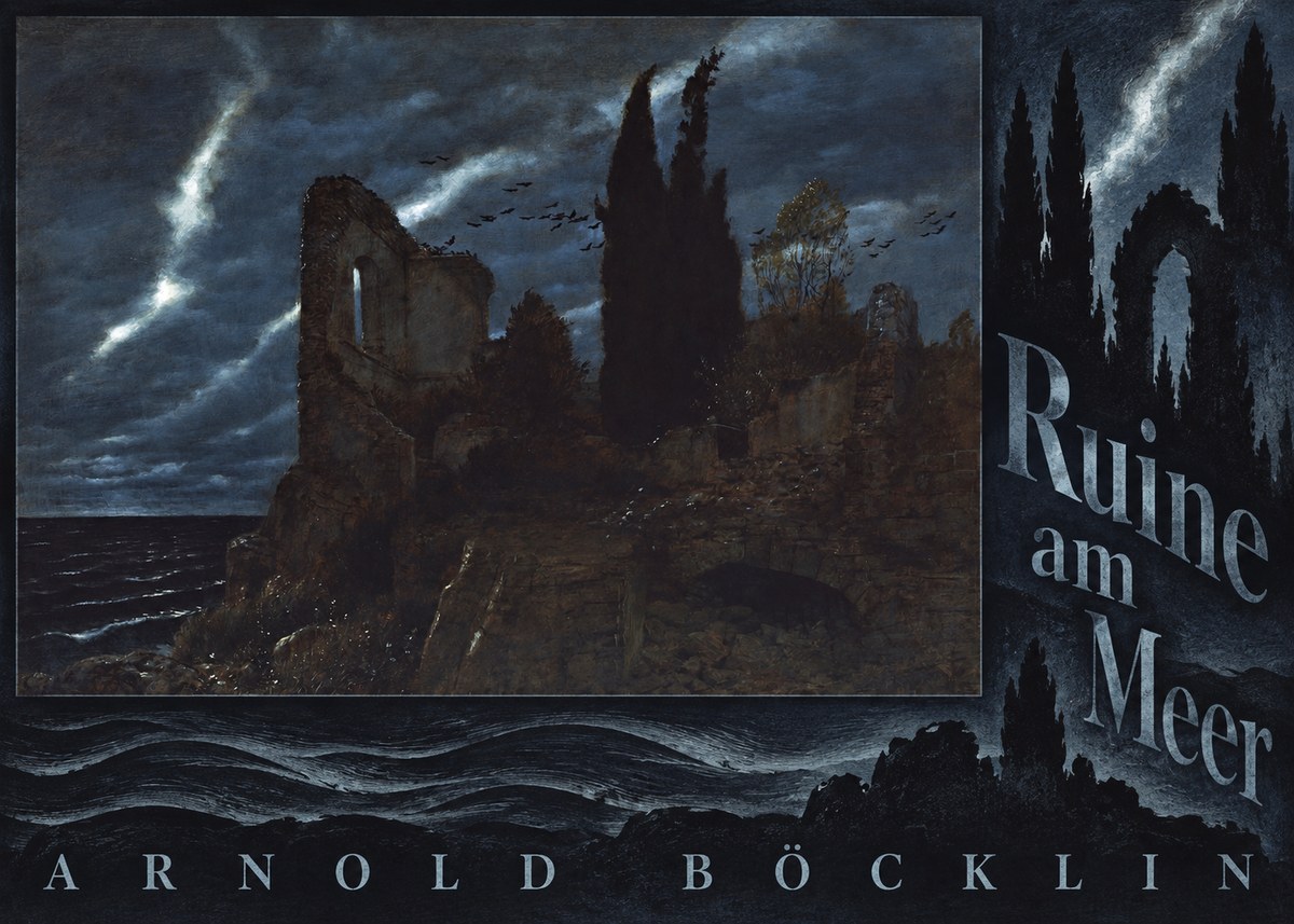 Arnold Böcklin Ruine Am Meer I No6 - Poszter