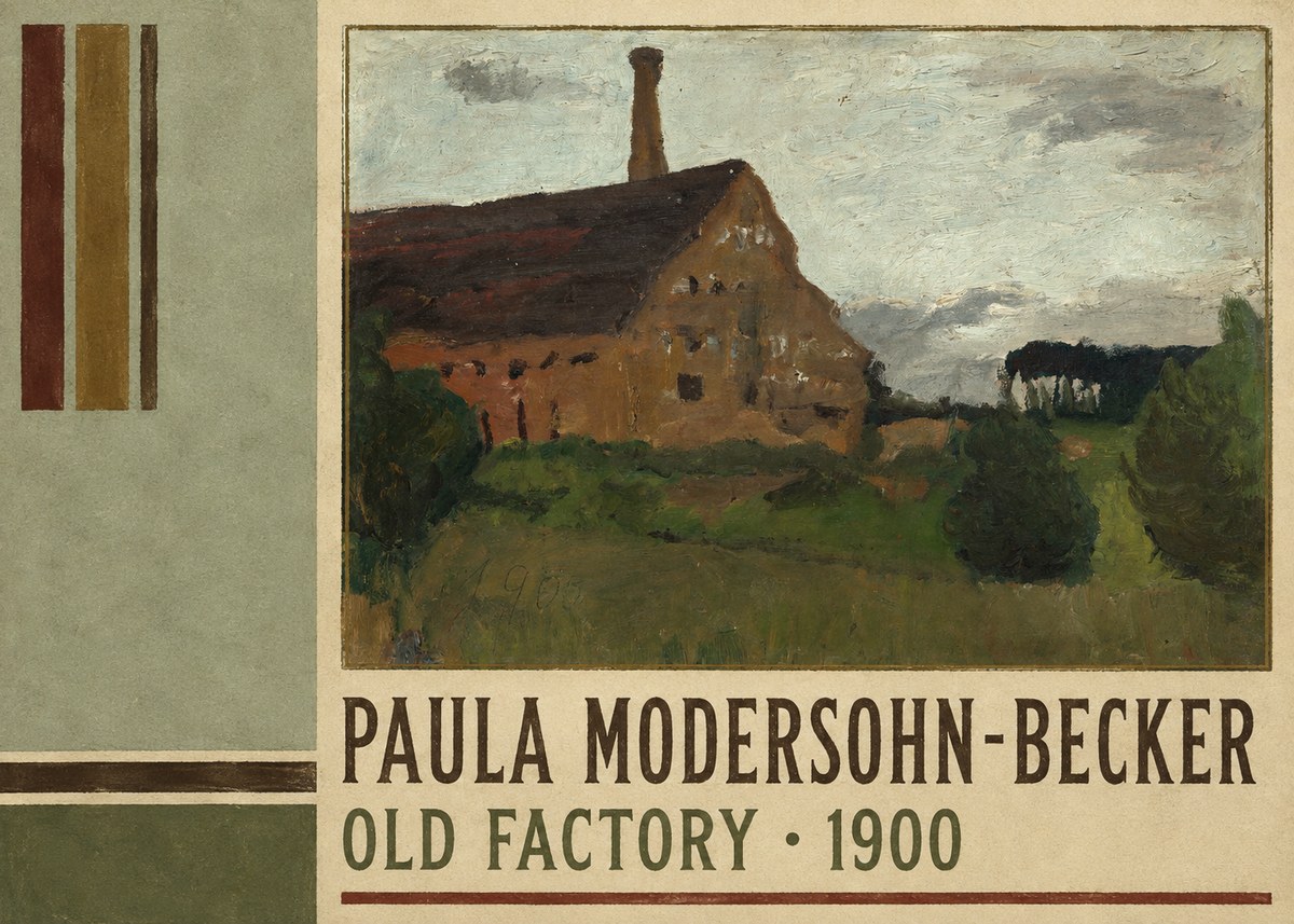 Paula Modersohn-Becker Old Factory No2 - Poszter