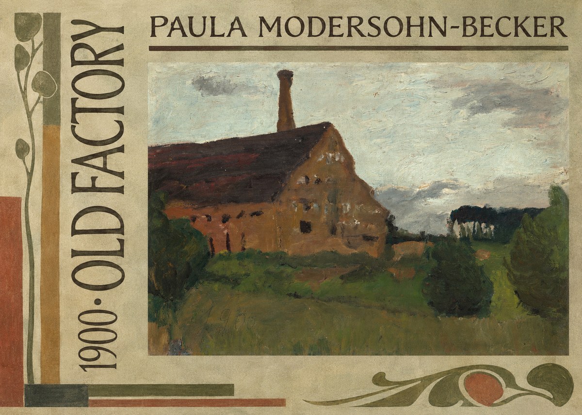 Paula Modersohn-Becker Old Factory No3 - Poszter