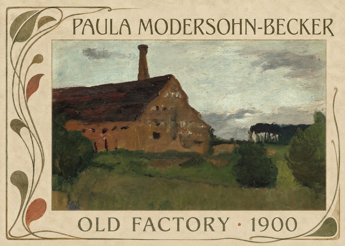 Paula Modersohn-Becker Old Factory No5 - Poszter