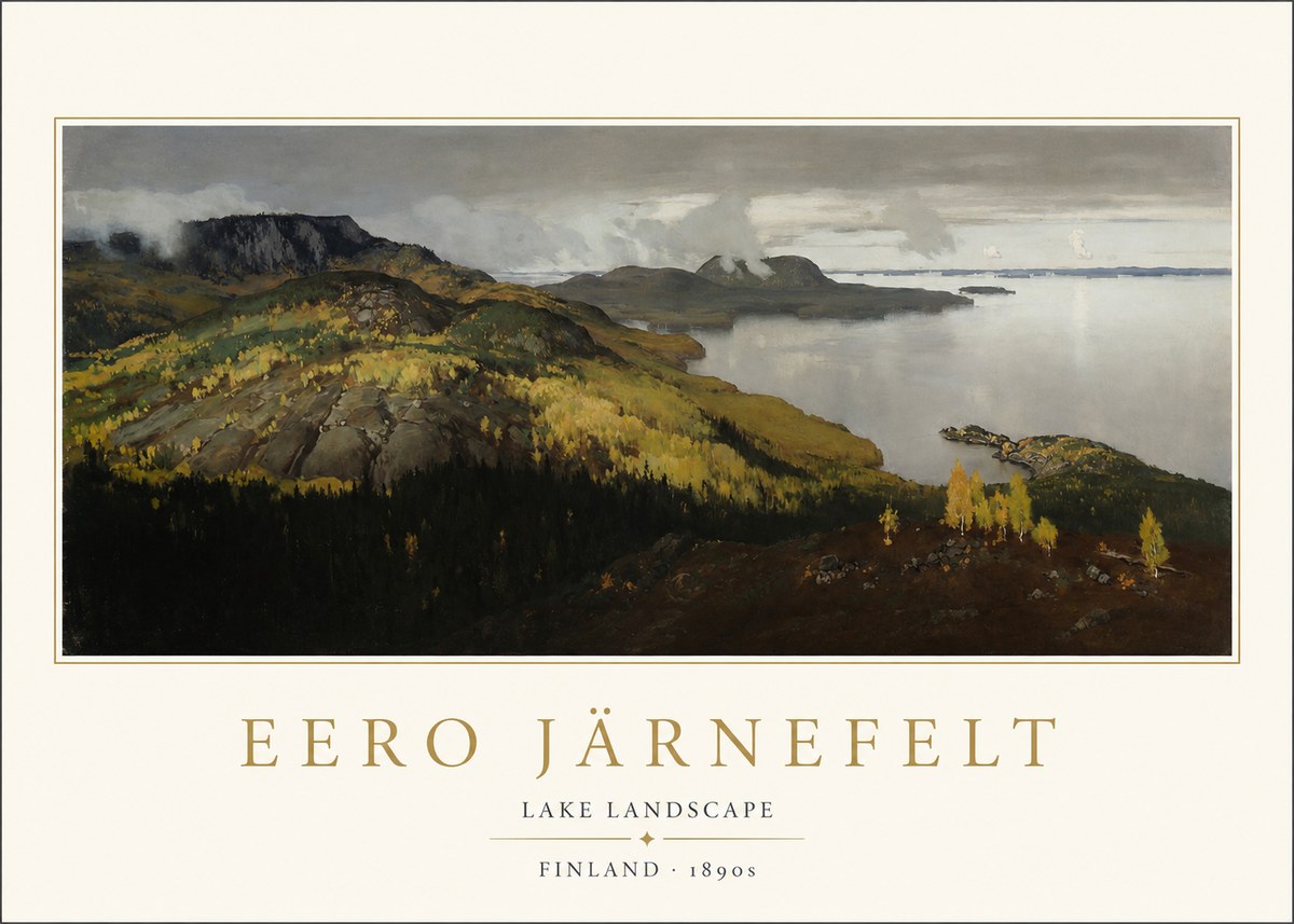 Eero Järnefelt Lake Landscape No1 - Poszter