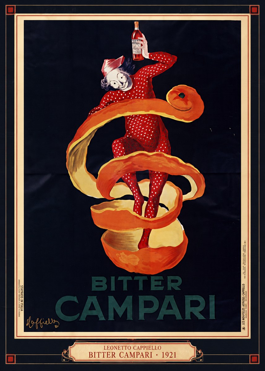 Leonetto Cappiello Bitter Campari I No1 - Poszter