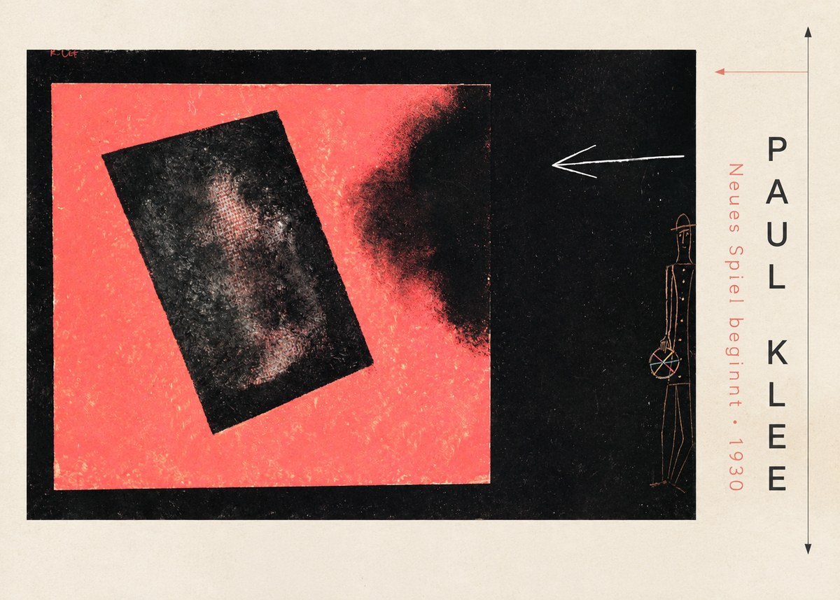 Paul Klee Neues Spiel Beginnt No2 - Poszter