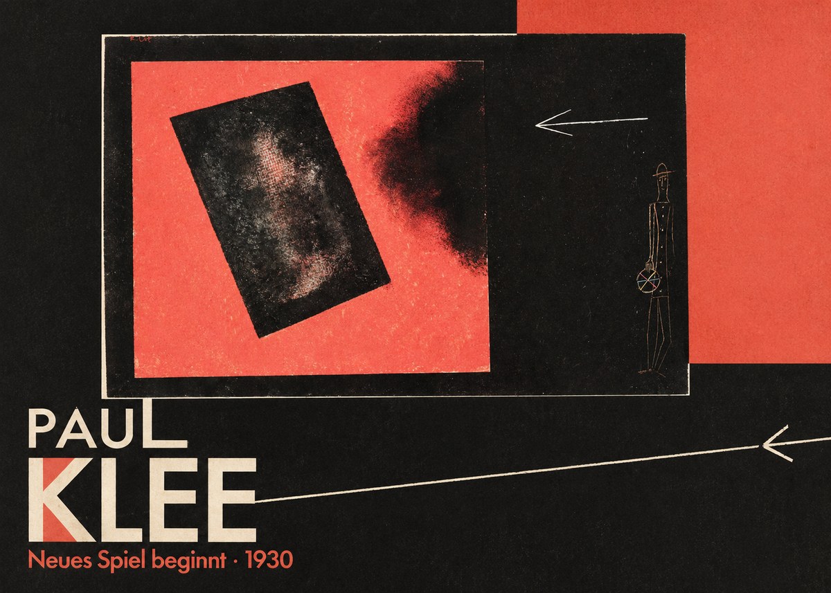 Paul Klee Neues Spiel Beginnt No6 - Poszter