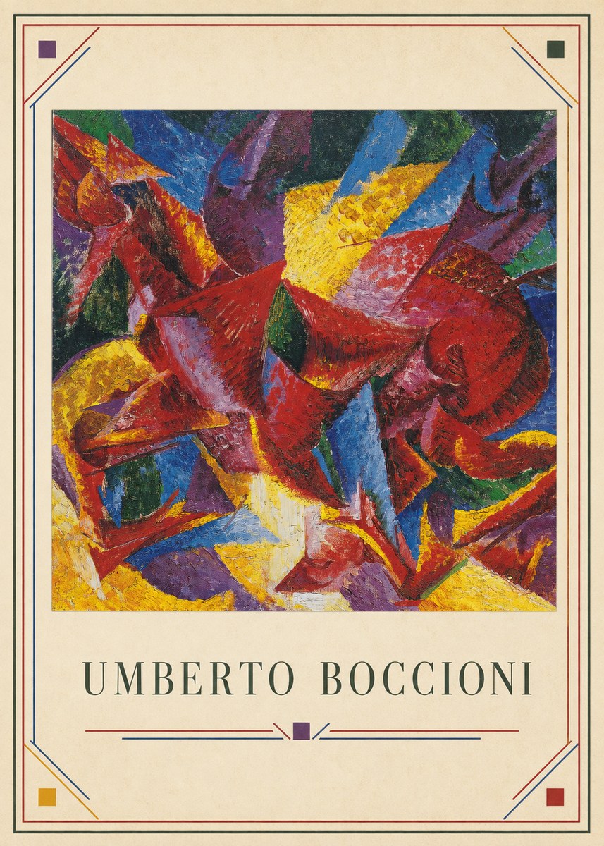 Umberto Boccioni Umberto Boccioni I No3 - Poszter