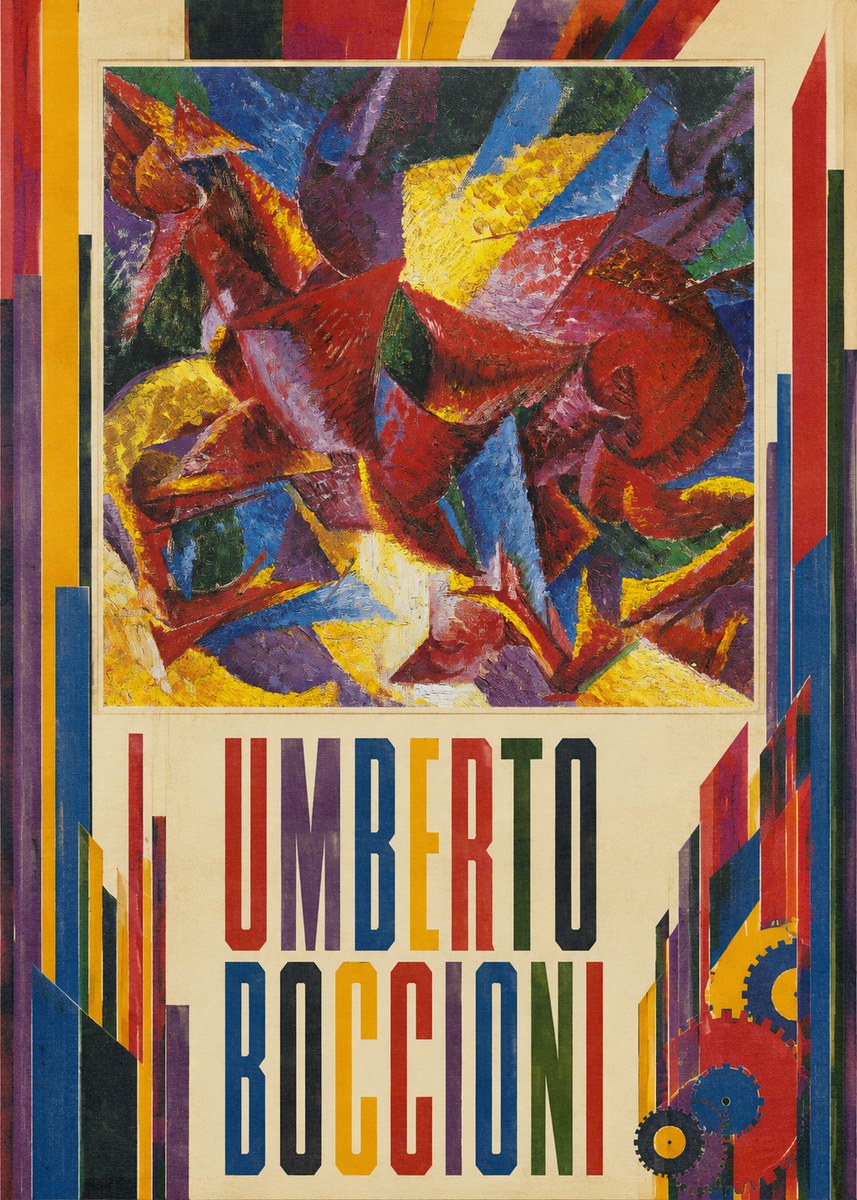 Umberto Boccioni Umberto Boccioni I No5 - Poszter