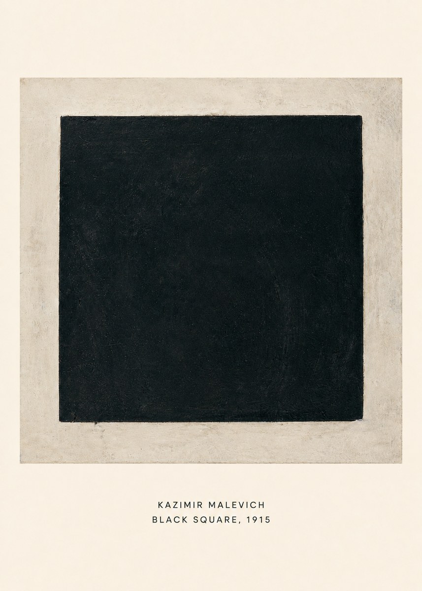Kazimir Malevich Black Square No6 - Poszter