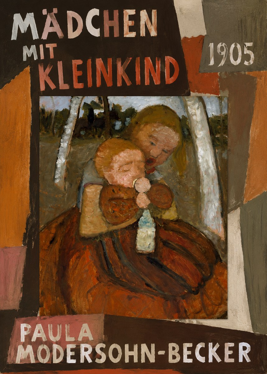 Paula Modersohn-Becker Mädchen Mit Kleinkind I No2 - Poszter