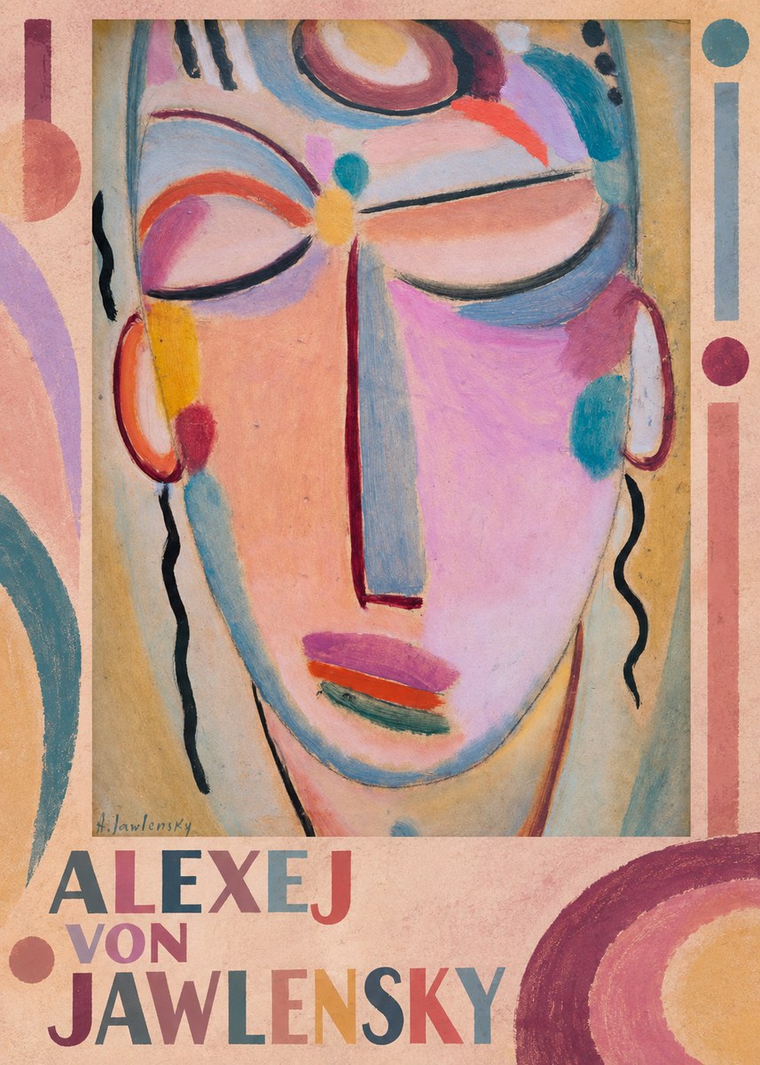 Alexej von Jawlensky Mystic Head No5 - Poszter
