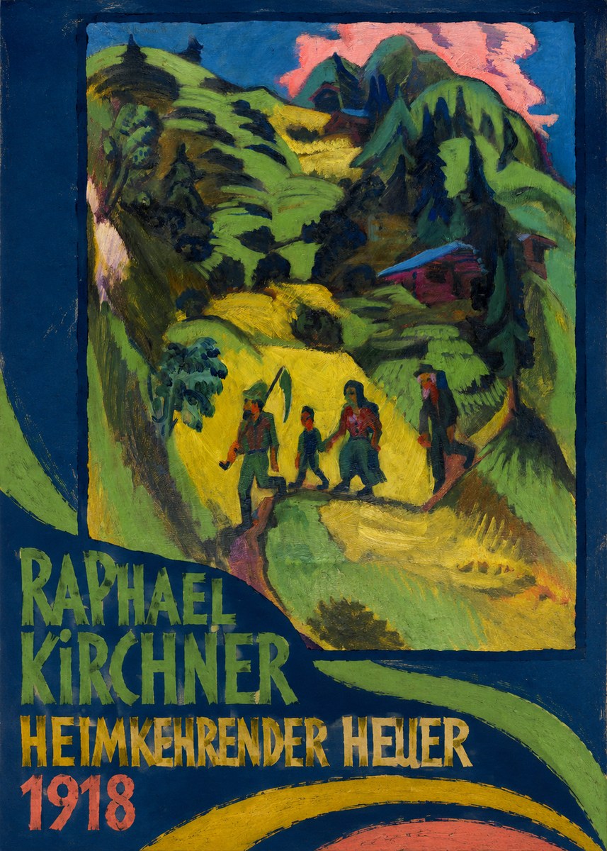 Raphael Kirchner Heimkehrender Heuer No3 - Poszter