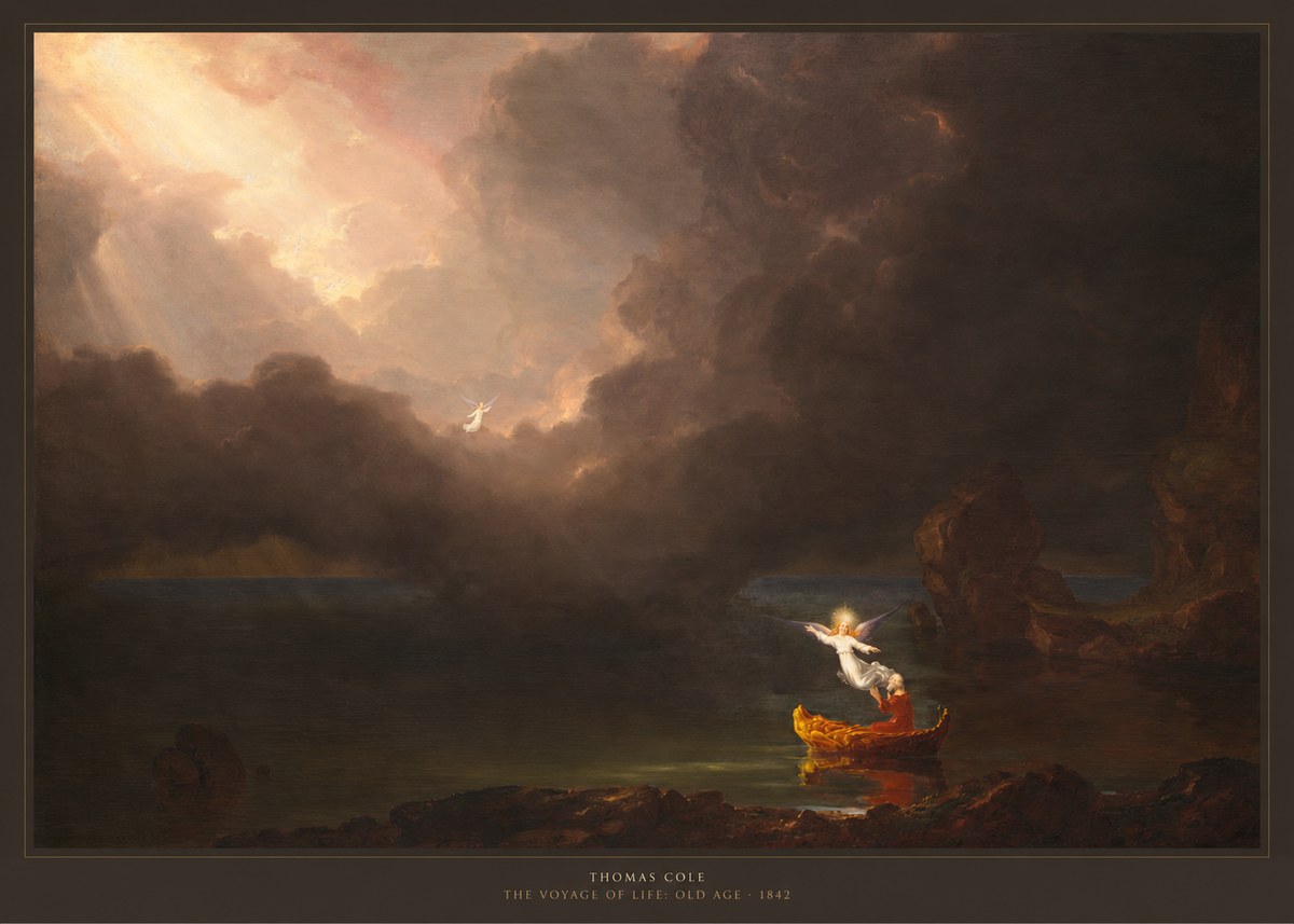 Thomas Cole The Voyage of Life: Old Age II No6 - Poszter