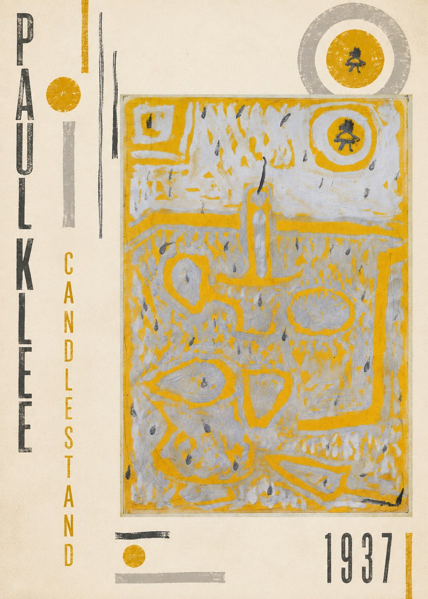 Paul Klee Candlestand No6 - Poszter