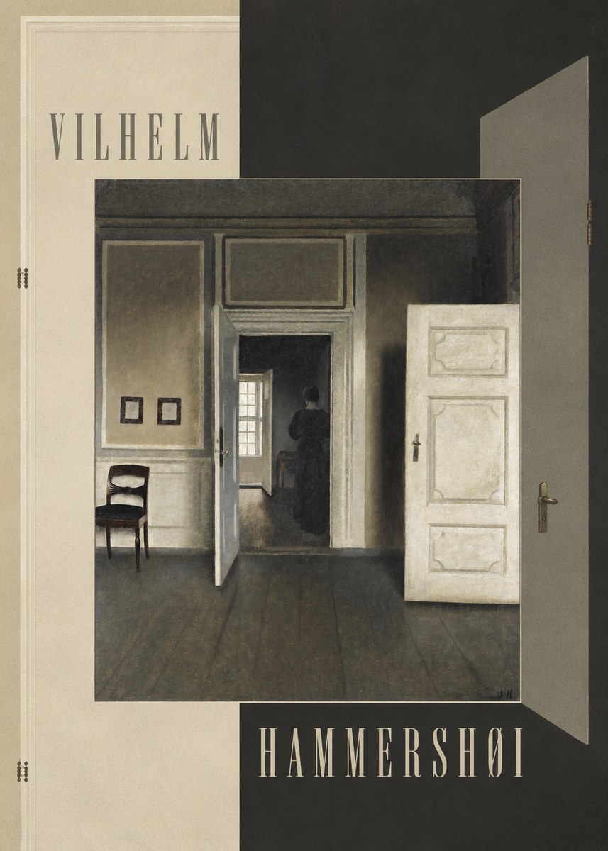 Vilhelm Hammershøi Interior, Strandgade 30 I No6 - Poszter