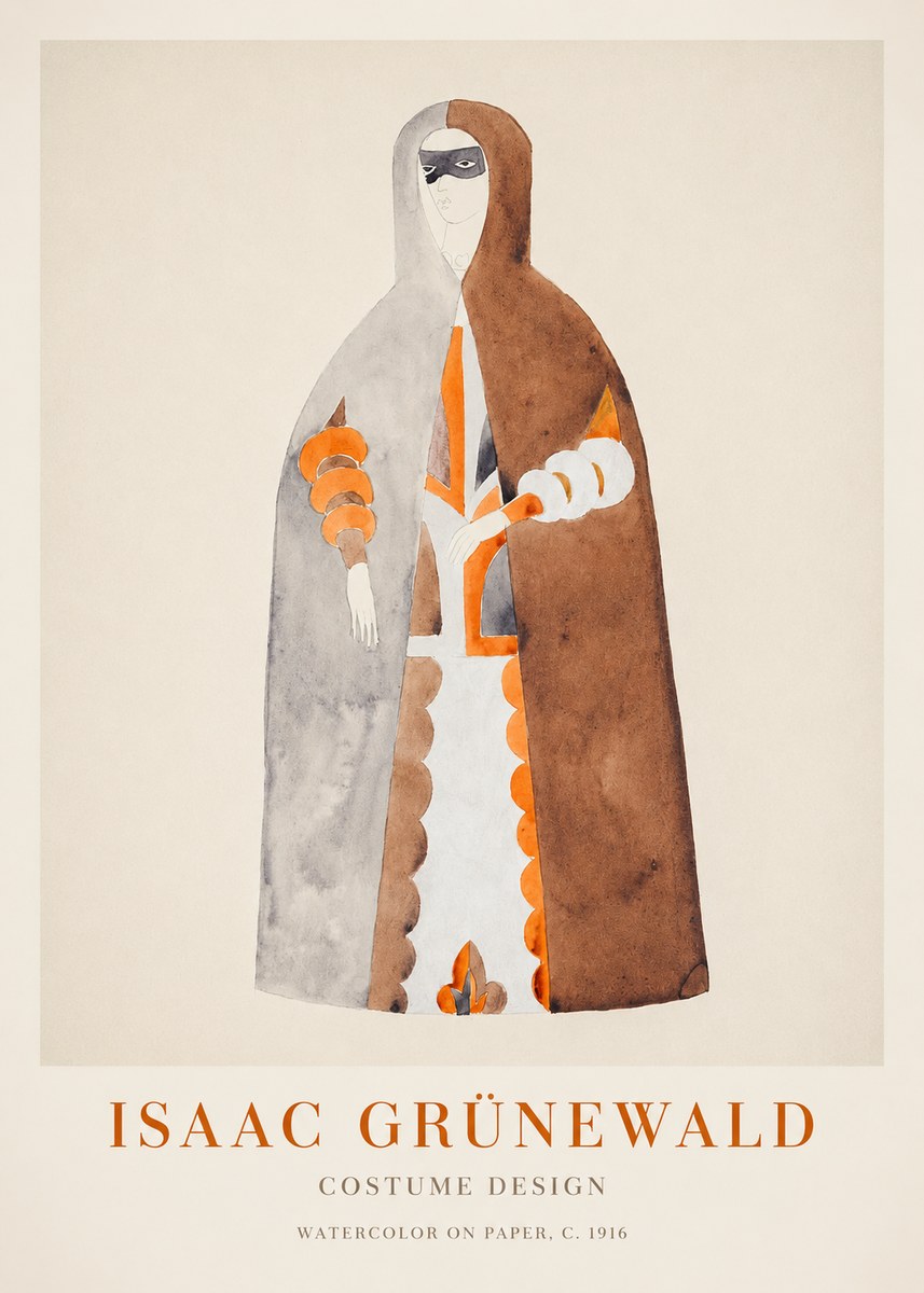 Isaac Grünewald Costume Design VI No1 - Poszter