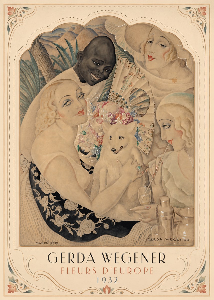 Gerda Wegener Fleurs D'europe No3 - Poszter
