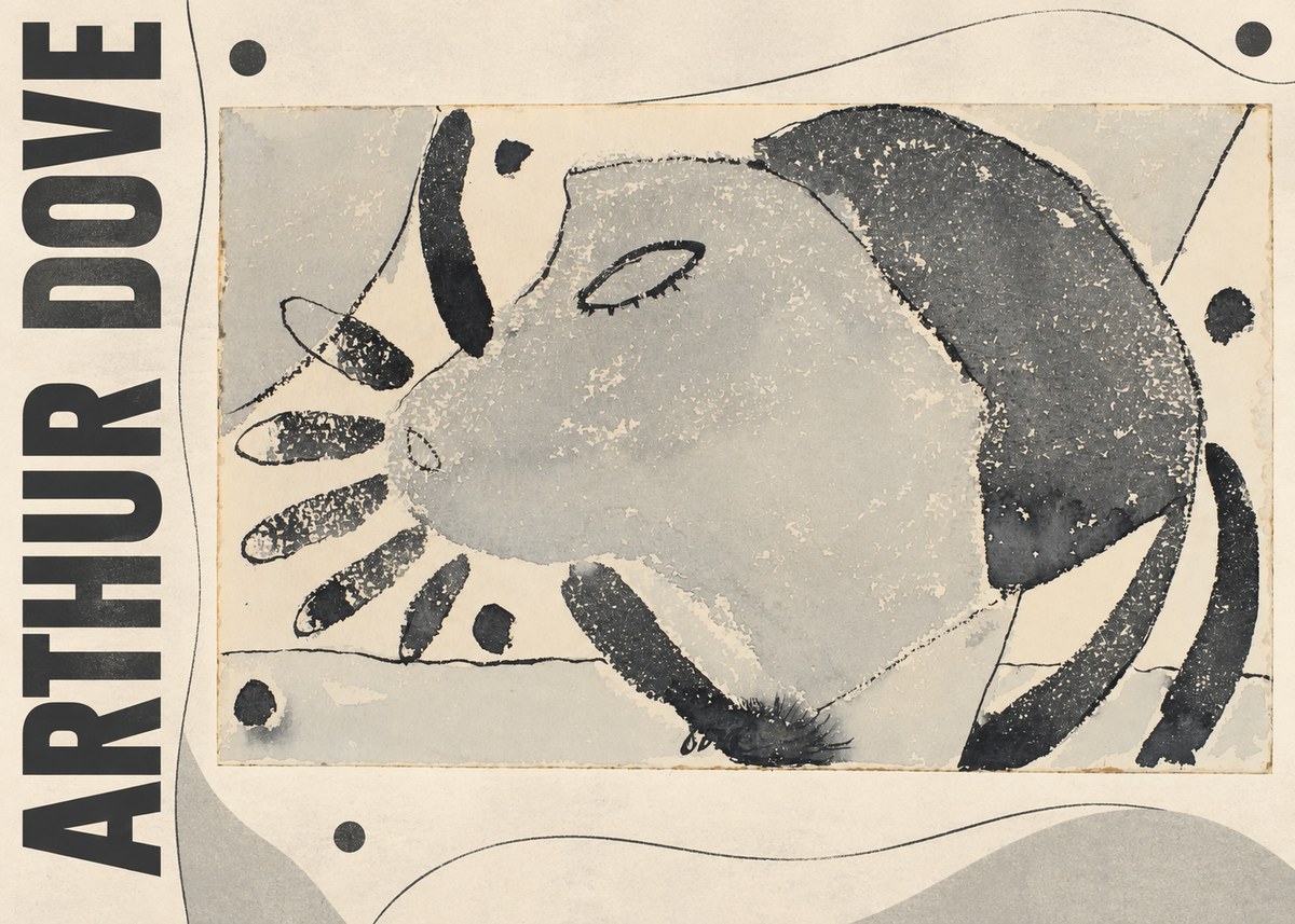 Arthur Dove Head No2 - Poszter
