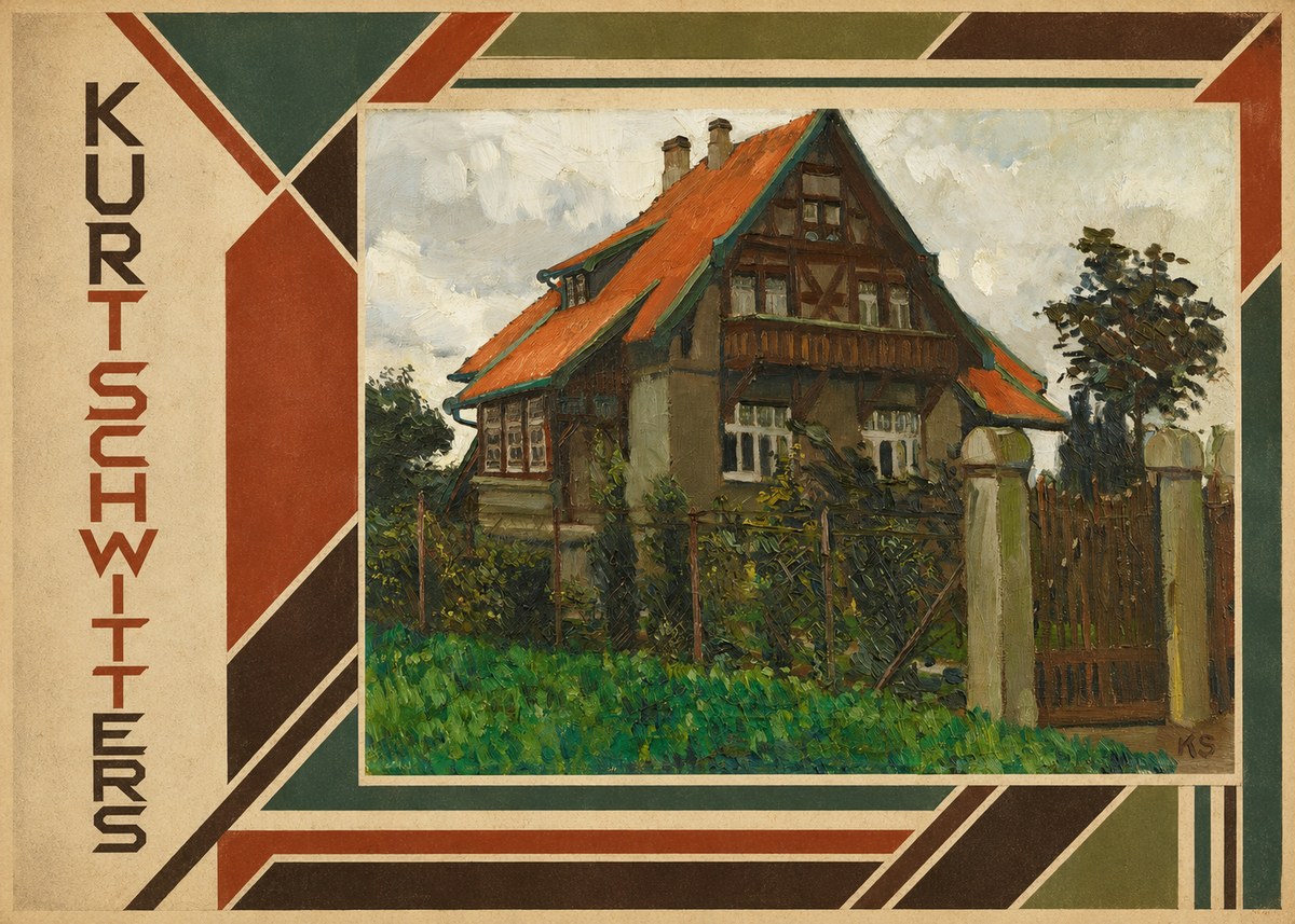 Kurt Schwitters The House on Berggasse No2 - Poszter
