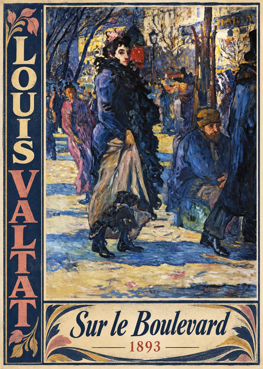 Louis Valtat Sur Le Boulevard No3 - Poszter