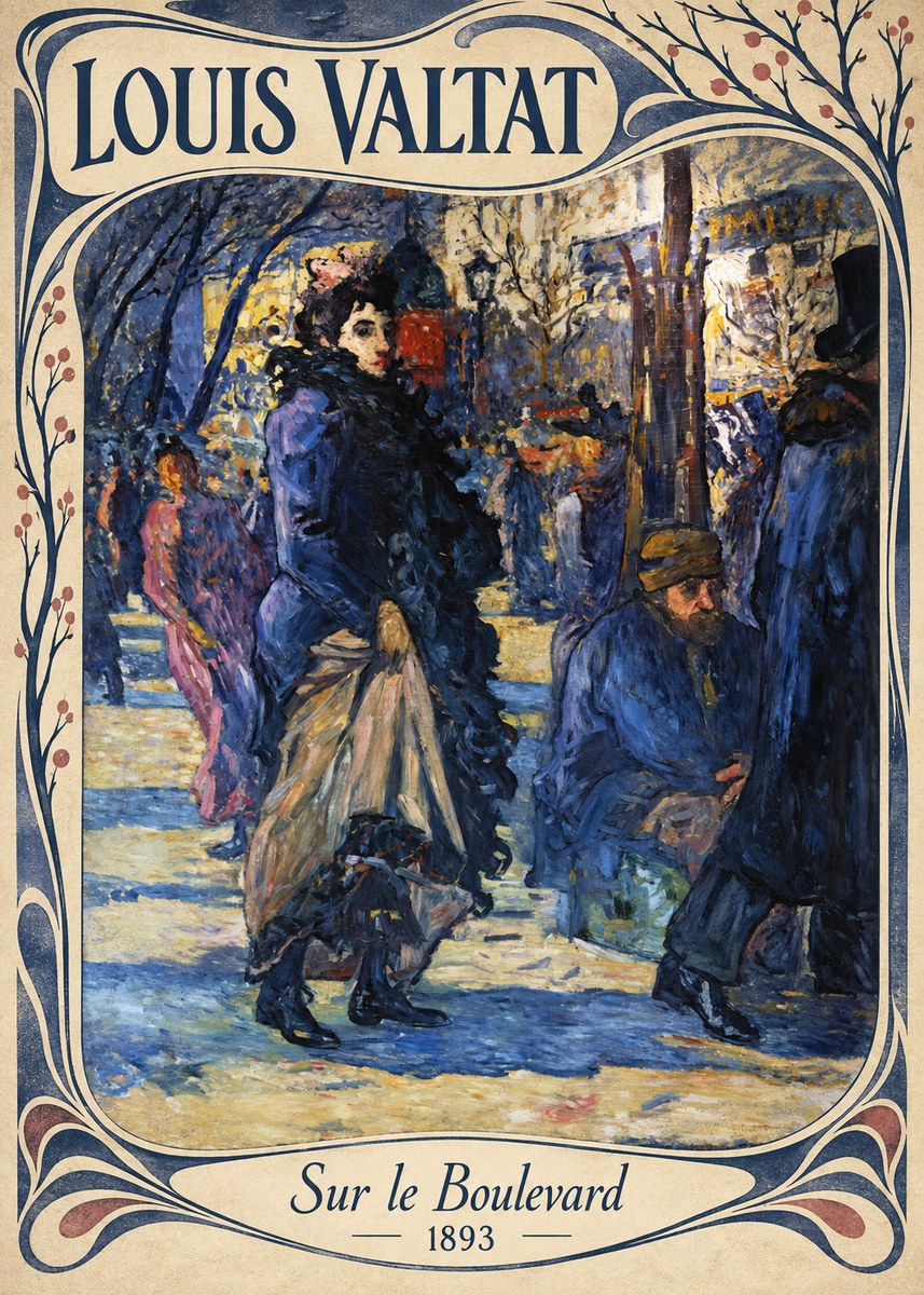 Louis Valtat Sur Le Boulevard No4 - Poszter