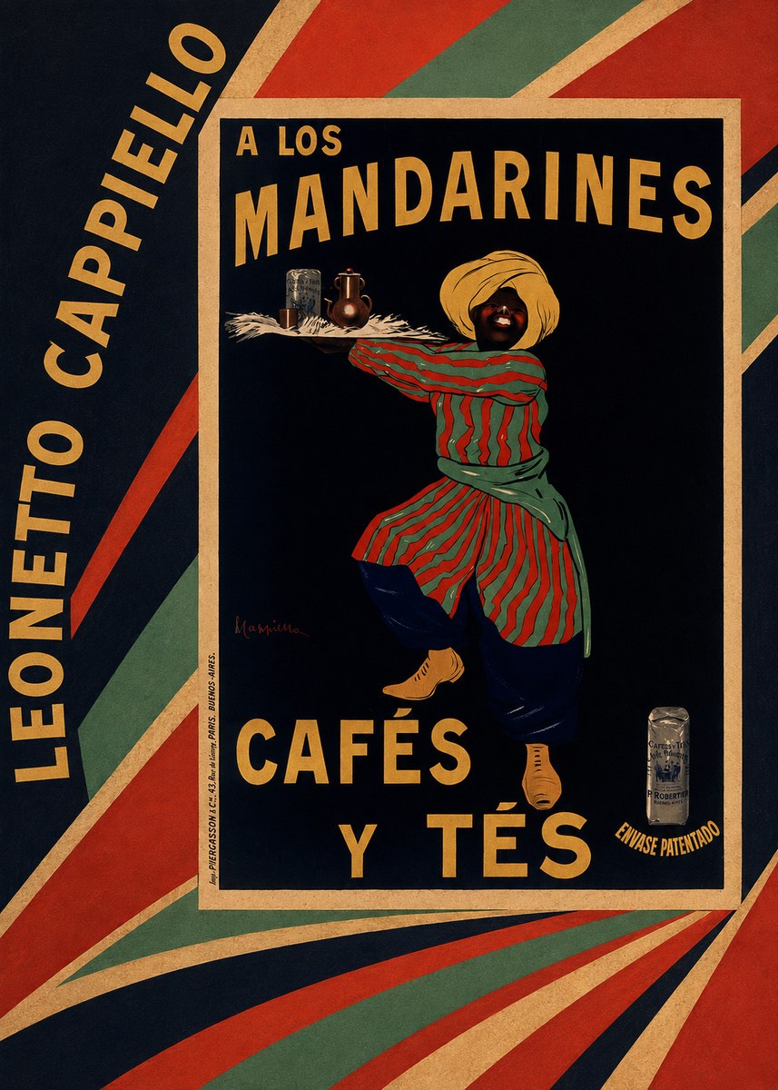 Leonetto Cappiello A Los Mandarines No5 - Poszter