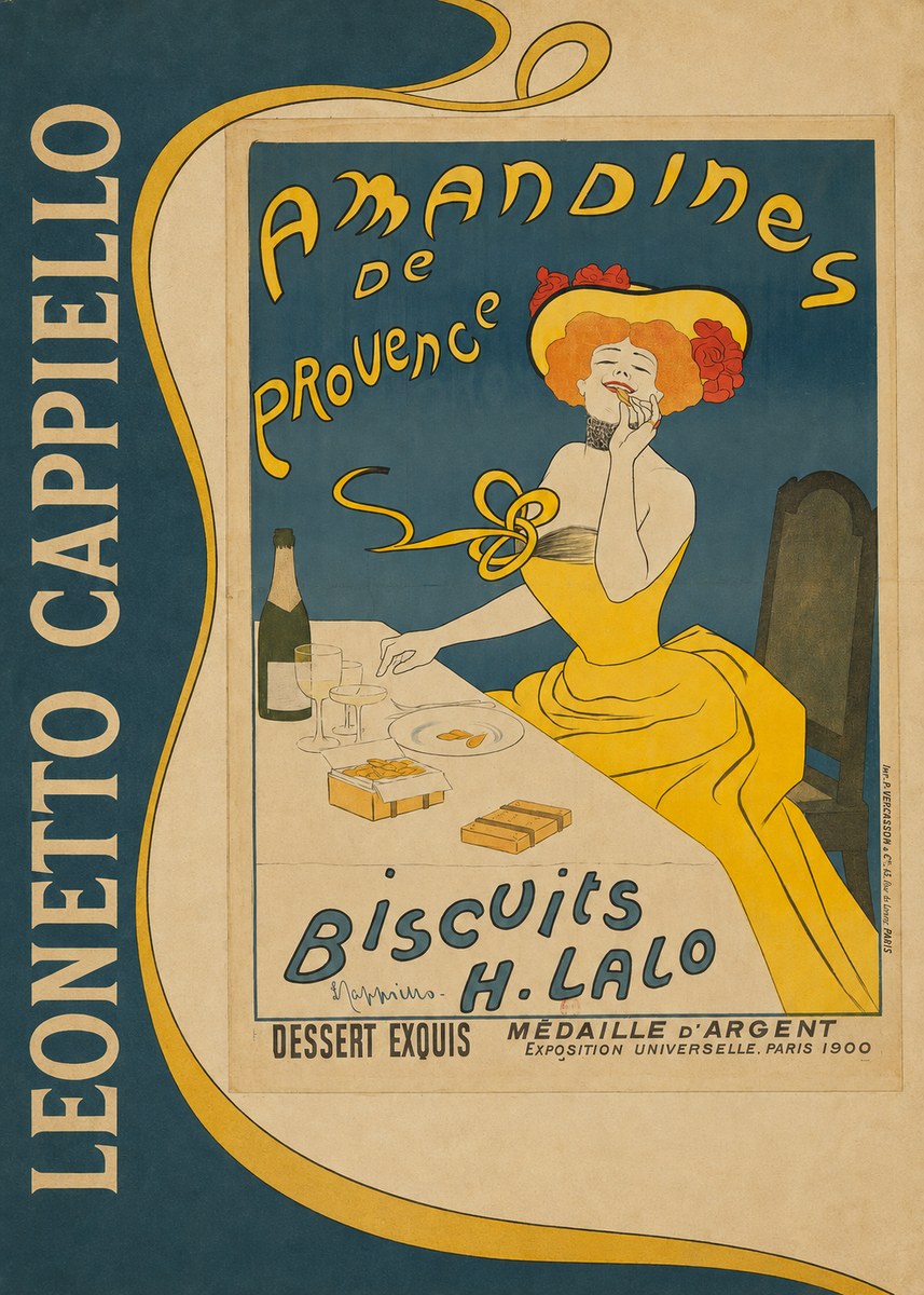 Leonetto Cappiello Amandines De Provence Biscuits H. Lalo II No2 - Poszter