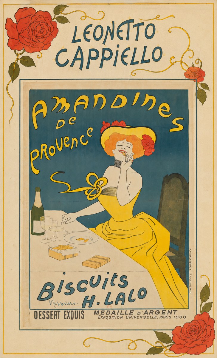 Leonetto Cappiello Amandines De Provence Biscuits H. Lalo II No5 - Poszter