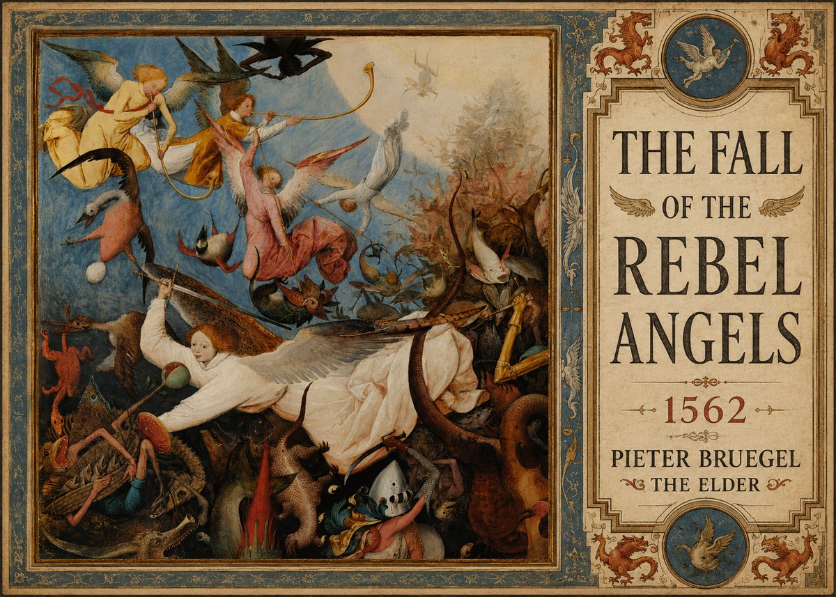Pieter Bruegel The Fall of the Rebel Angels II No3 - Poszter