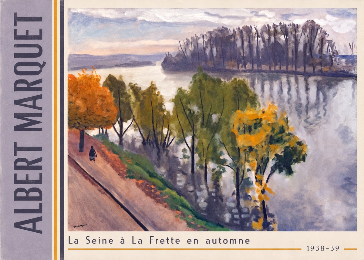 Albert Marquet La Seine À La Frette En Automne No2 - Poszter