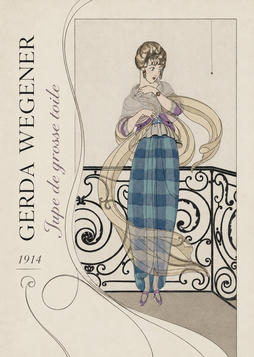 Gerda Wegener Jupe De Grosse Toile No2 - Poszter