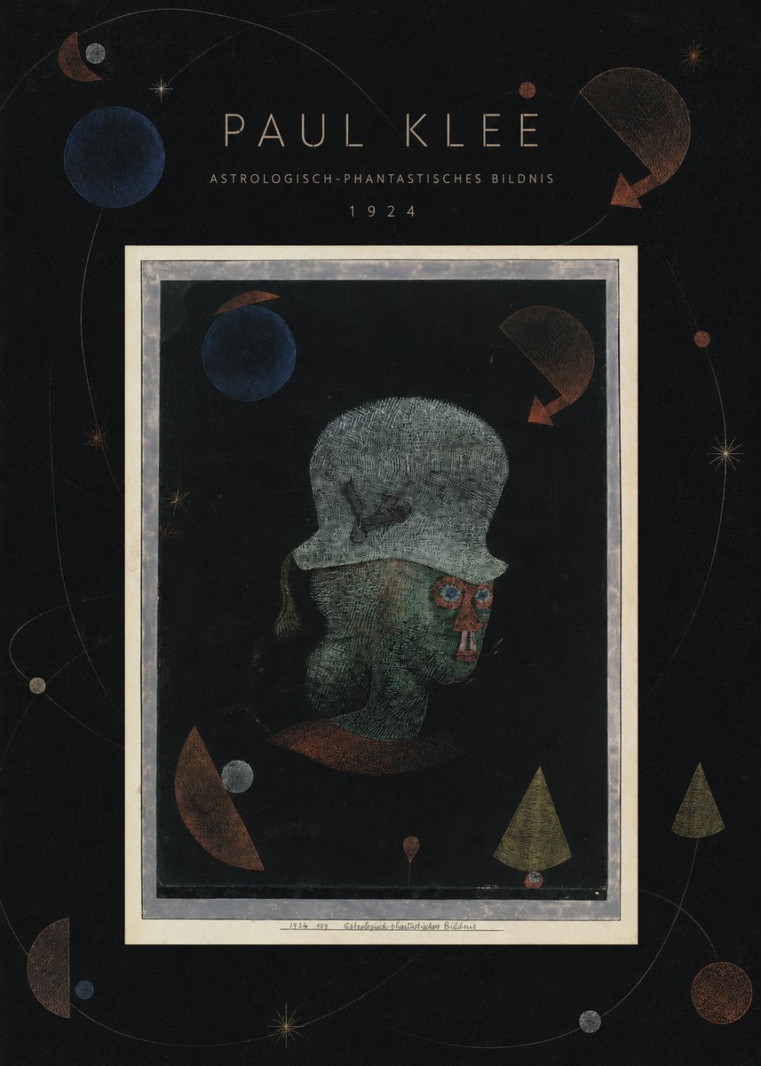 Paul Klee Astrologisch-phantastisches Bildnis No6 - Poszter