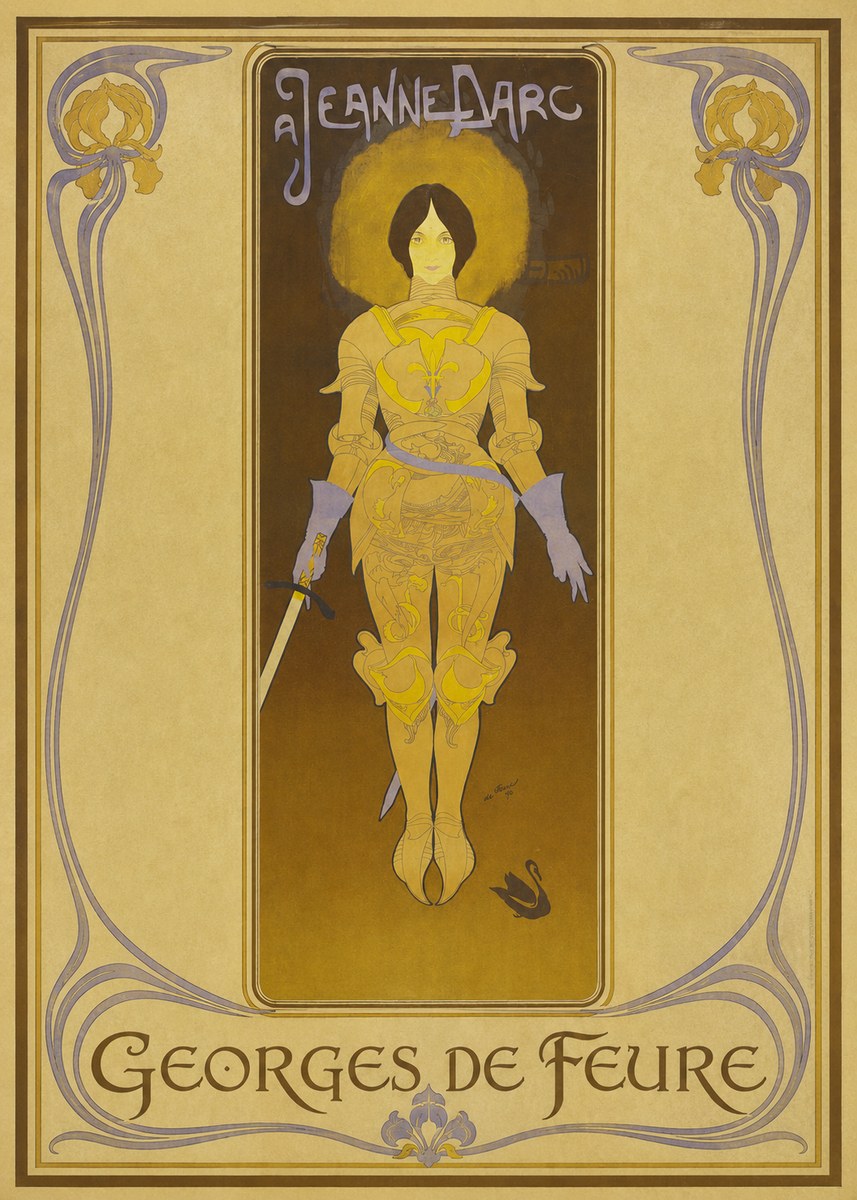 Georges de Feure À Jeanne D'arc No1 - Poszter