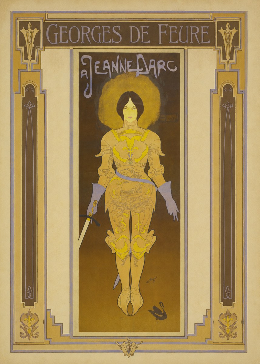 Georges de Feure À Jeanne D'arc No3 - Poszter