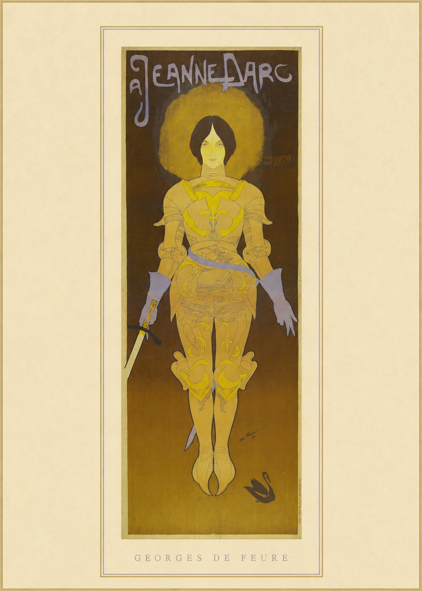 Georges de Feure À Jeanne D'arc No4 - Poszter