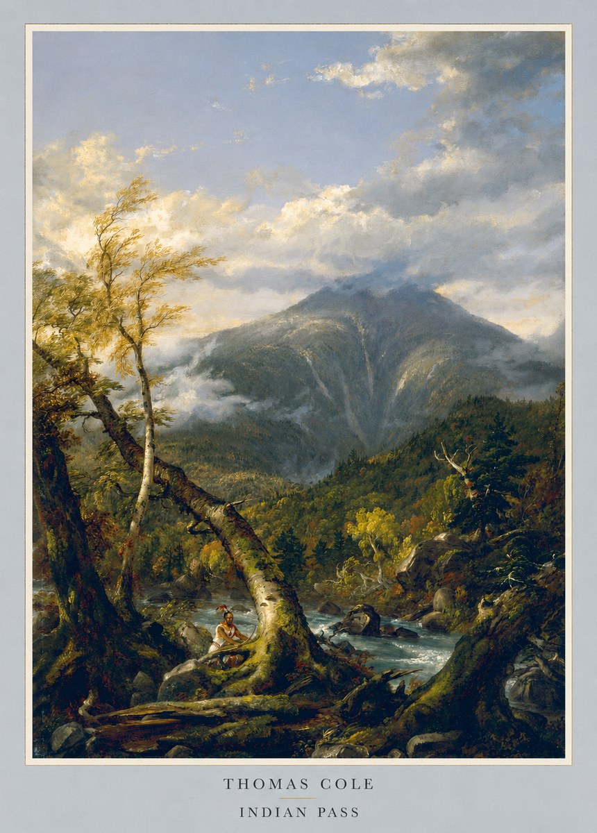 Thomas Cole Indian Pass I No3 - Poszter