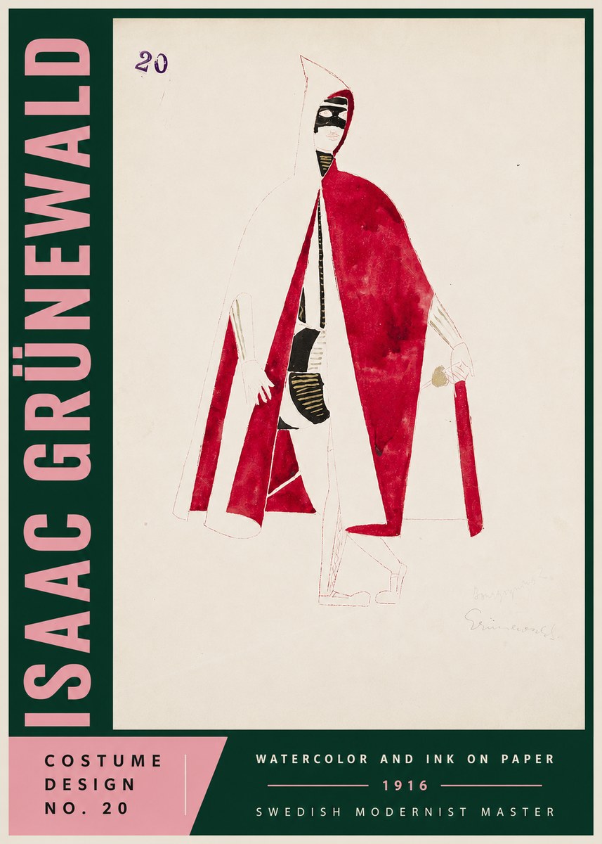 Isaac Grünewald Costume Design No. 20 No4 - Poszter